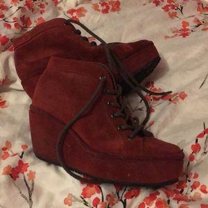 Fly London - Suede platform heels